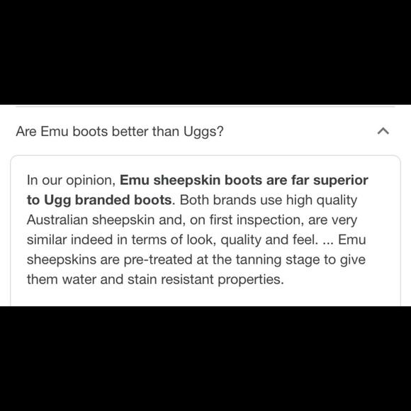 Emu brown leather and sheep fleece boots size 5 - Picture 9 of 9